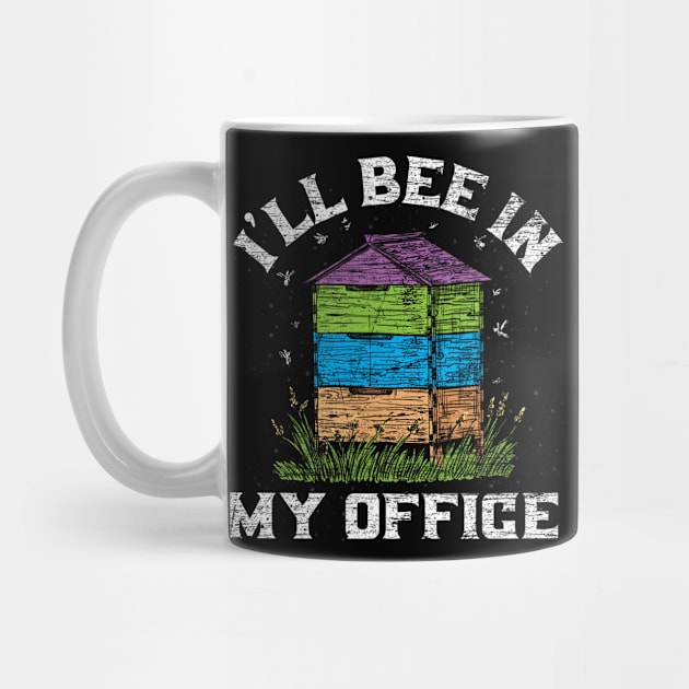 beekeeper bee office grunge by ShirtsShirtsndmoreShirts